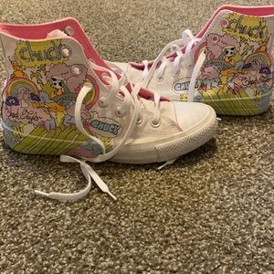 Super cute Converse Chuck Taylor All Star Rainbow hightop chucks🌈🤩 warn twice